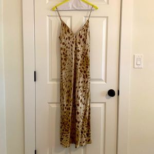 L’AGENCE Jodie V Neck Slip Dress